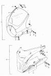 Tête de fourche et sabot moteur